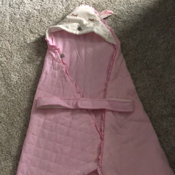 Baby bunny hoodie blanket wraps with belt - Picture 8 of 8